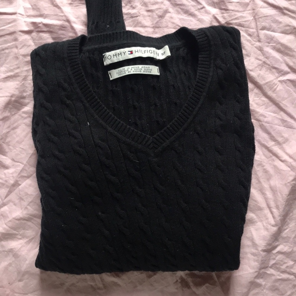 V-neck sweater